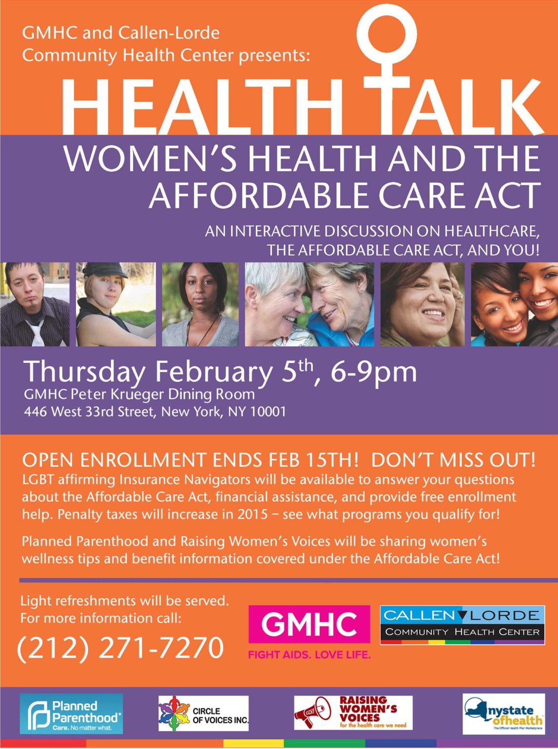 Healthtalk Womens Health And The Affordable Care Act Callen Lorde