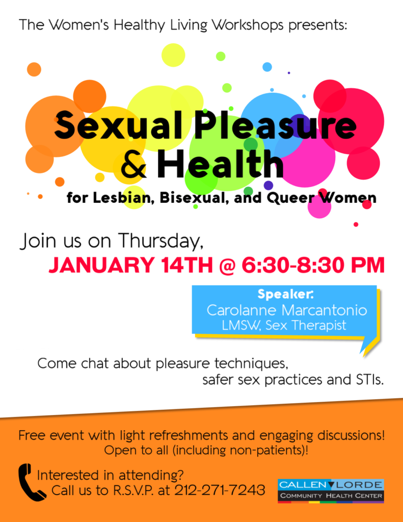 WHLW Sexual Health Flyer